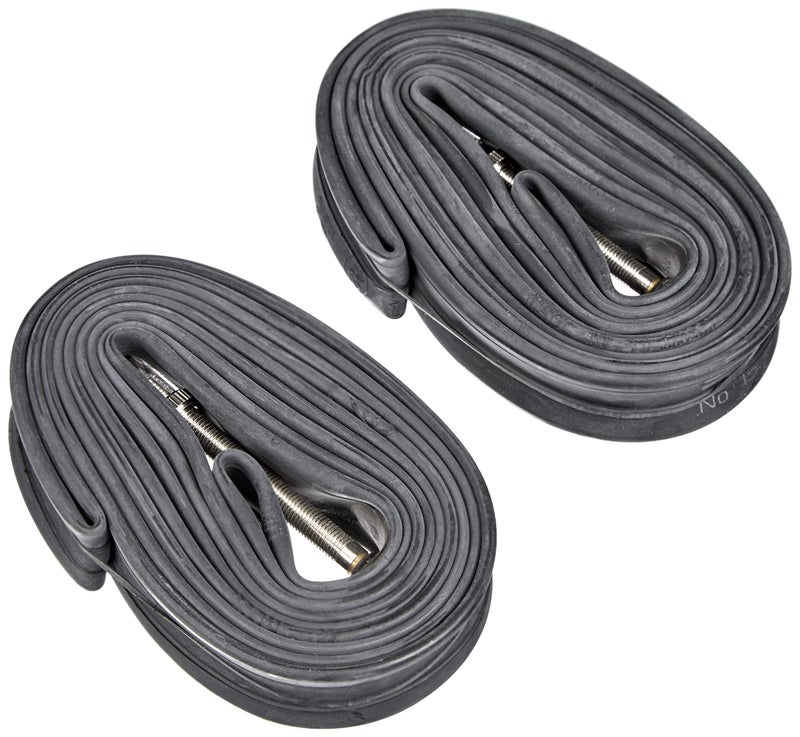 شوالبي Schwalbe SV15 SV 15 أنبوب دراجة 60 مم 700 × 18-28 C B067 عبوة طويلة جدًا مكونة من قطعتين، أسود - Image 2